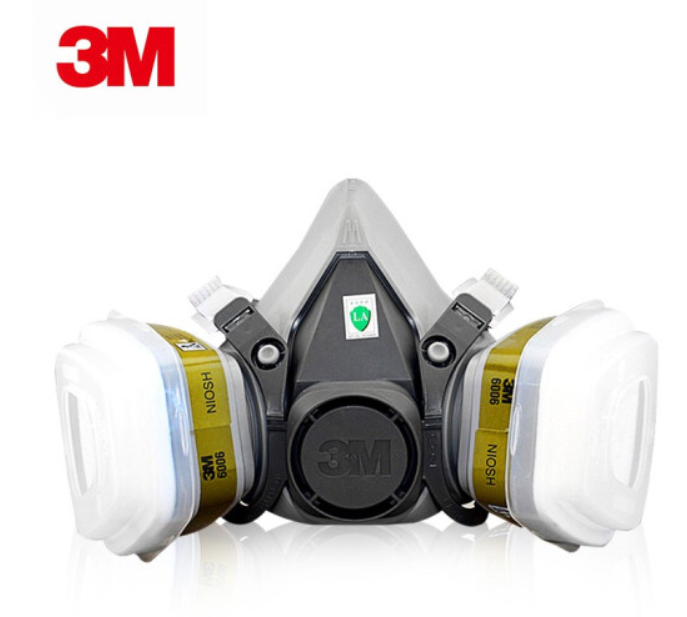 3M 6200防毒面具面罩6006滤毒盒(图1)